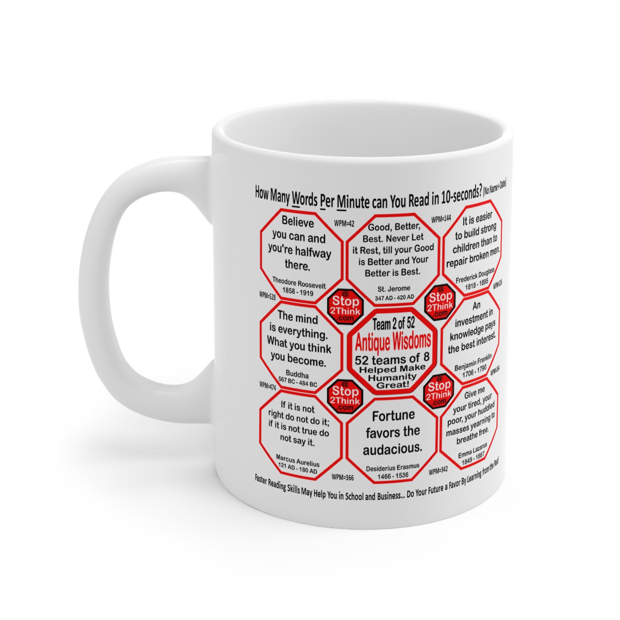 Speed Reading Challenge Mug - Unleash Your Reading Potential