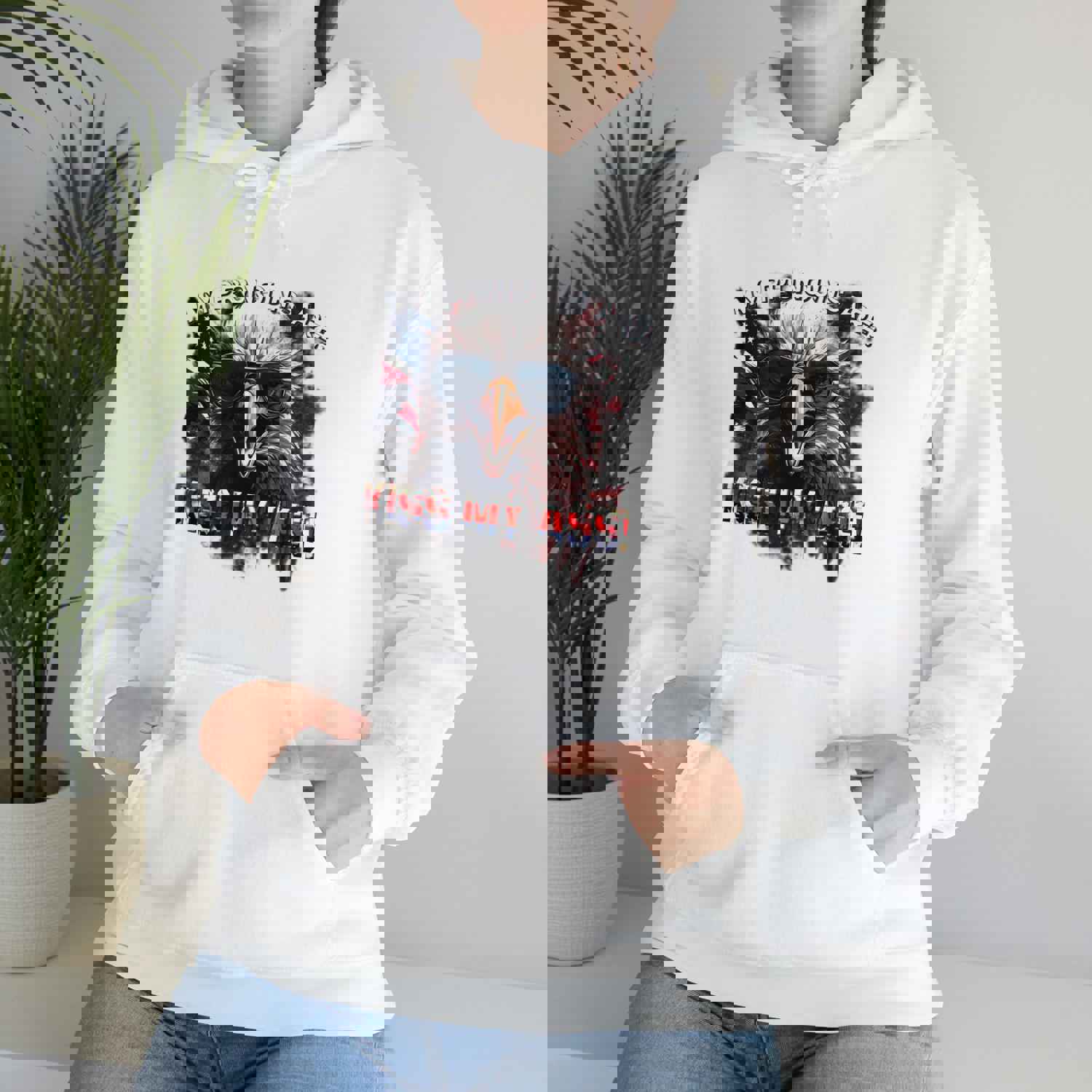 Defiant Style Hoodie - My Pronouns Are Kiss My Ass