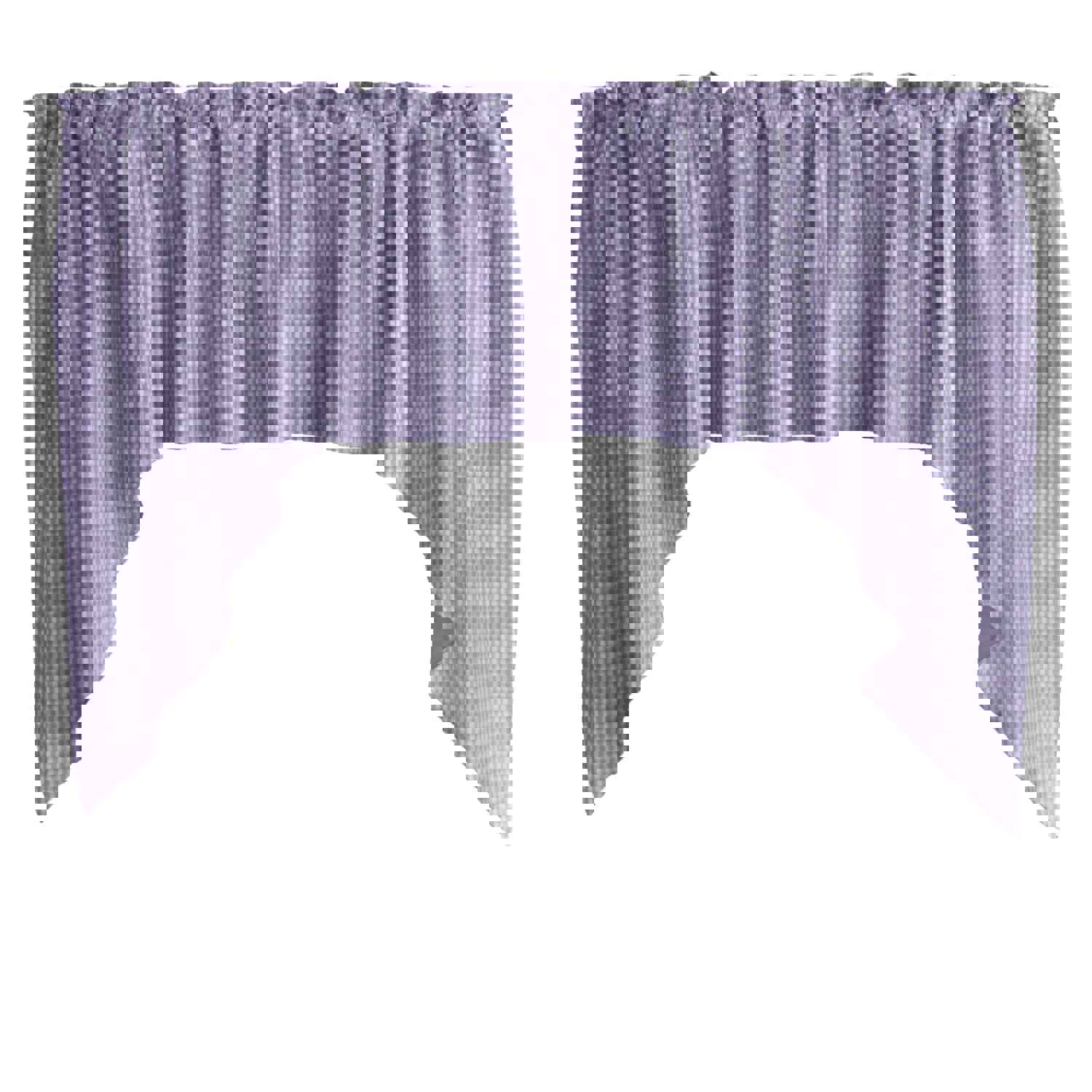 Cotton Gingham Swag Valance with Checkered Print