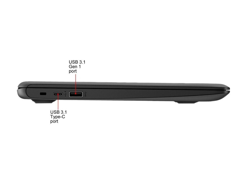 HP Chromebook 11 G6 Laptop - Intel 2.40 GHz, 4GB RAM, 16GB eMMC