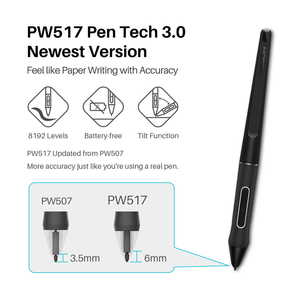 Huion KAMVAS 13 Pro Graphics Drawing Tablet with 8 Express Keys